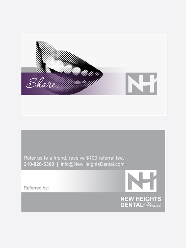 Referral Card Design | Branding for Dentists
