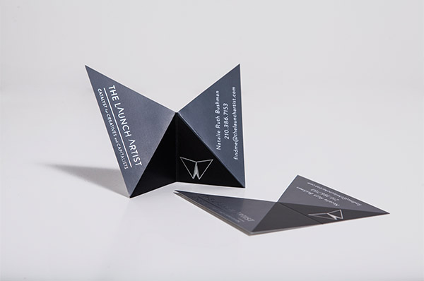Origami Business Card Design